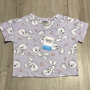 Warner Bros. Looney Tunes Lilac Tweety Tee